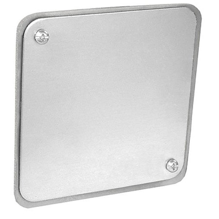 Southwire Electrical Box Cover, Square, Galvanized Steel 52C1-VT